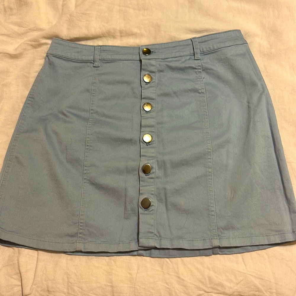 Blue skirt